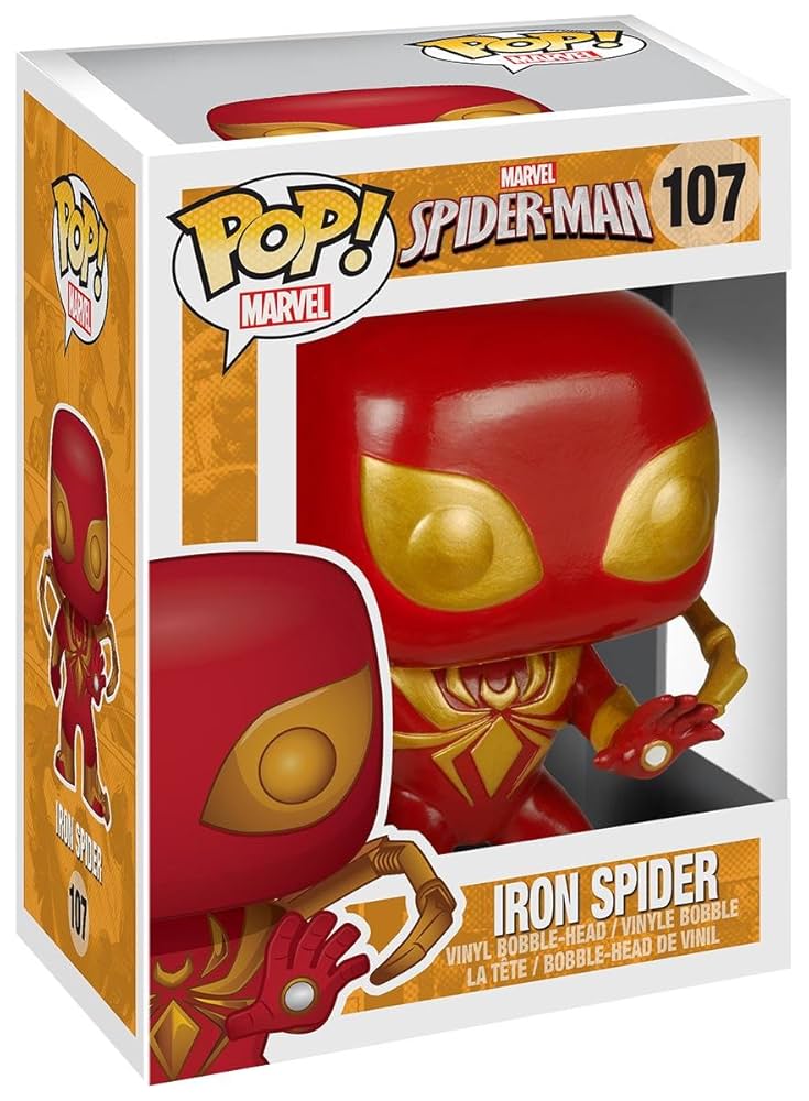 FUNKO POP パッキャオ 廃盤品　未開封品 フィリピン IRON SPIDER SPIDERMAN FUNKO POP! #107 VHTF EXCLUSIVE IRON